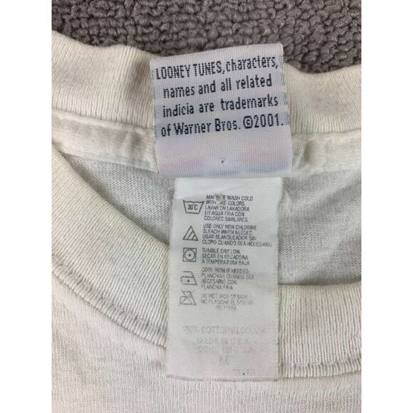 Vintage Looney Tunes Shirt Women's M Tweety Bird American Fireworks Star Cartoon - Picture 5 of 11